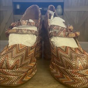#87 Circus by Sam Edelman sz 8 NWOT Women's fall colored platform heels 👇